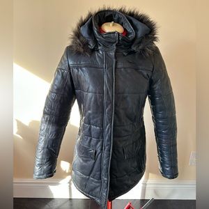 Oh Canada collection: Daniel Leather winter coat